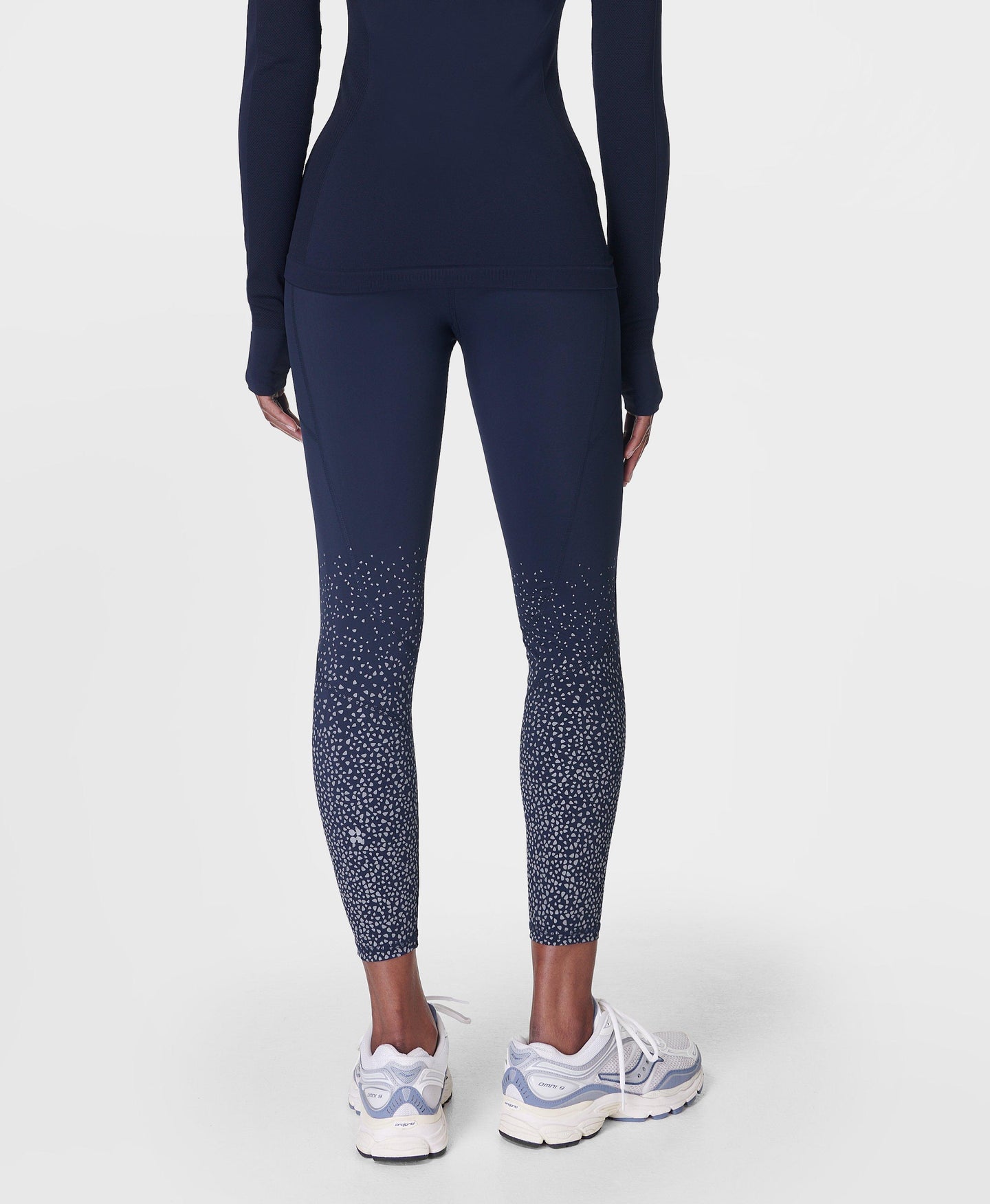 Zero Gravity 7/8 Leggings Sb918778a Blue-Fleck-Reflectiv