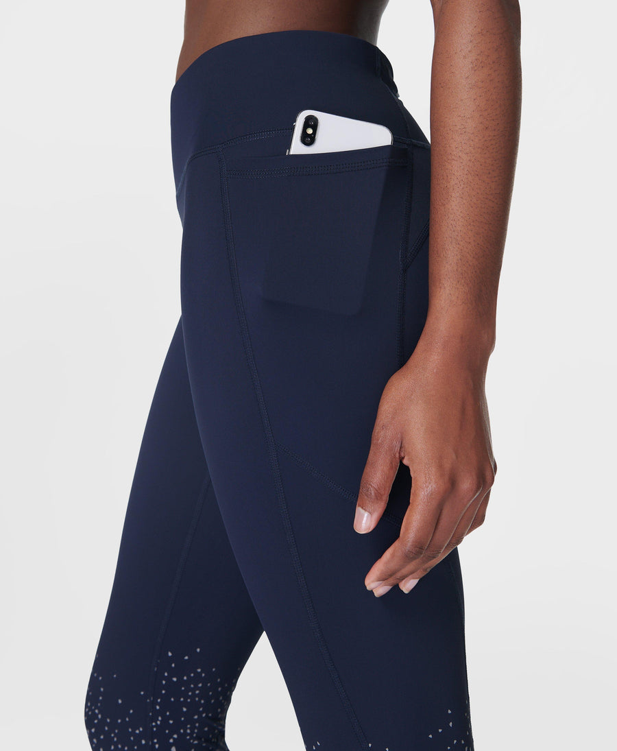 Zero Gravity 7/8 Leggings Sb918778a Blue-Fleck-Reflectiv