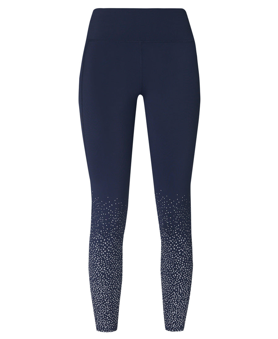 Zero Gravity 7/8 Leggings Sb918778a Blue-Fleck-Reflectiv