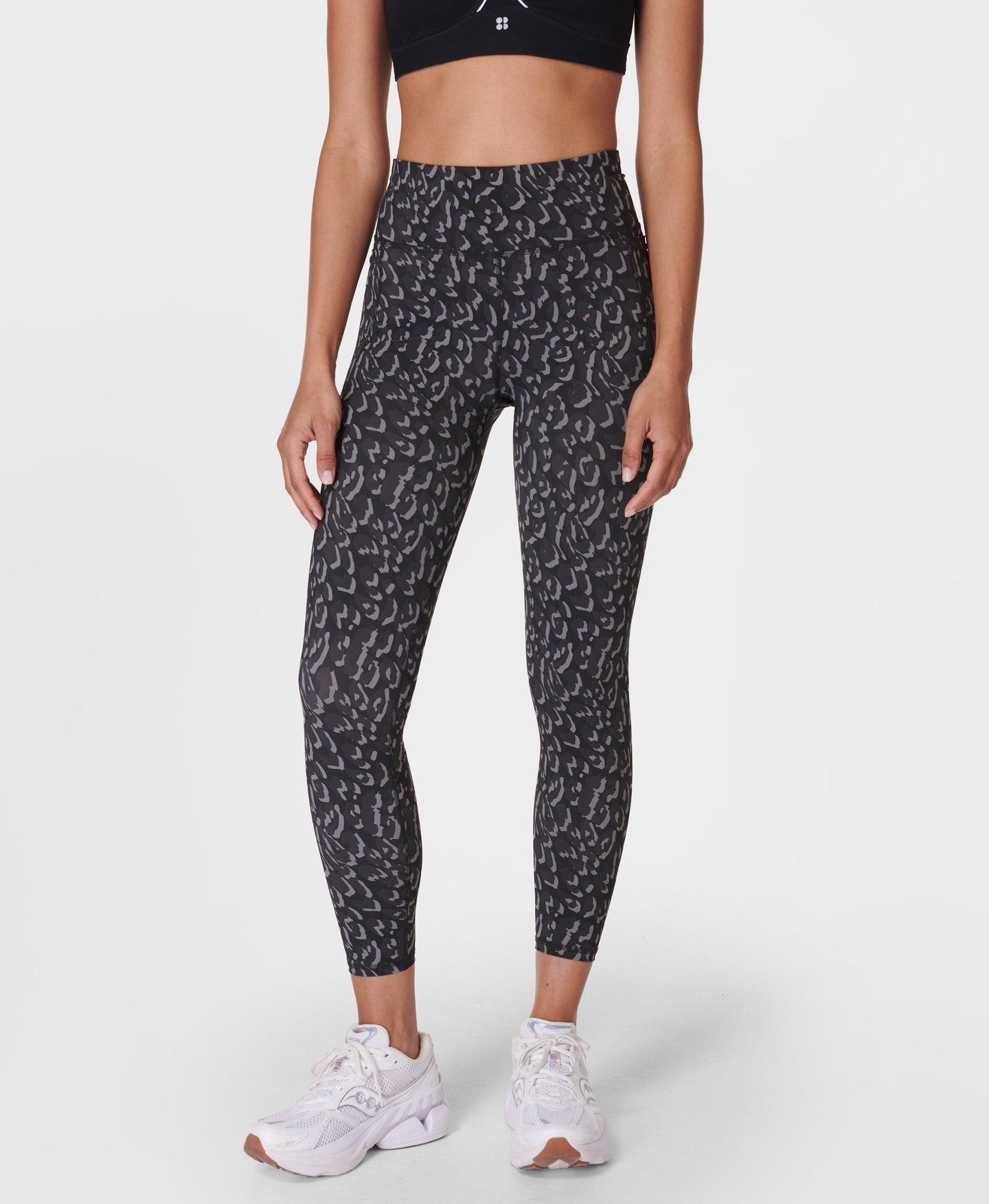 Zero Gravity 7/8 Leggings Sb918778a Grey-Leopard-Print