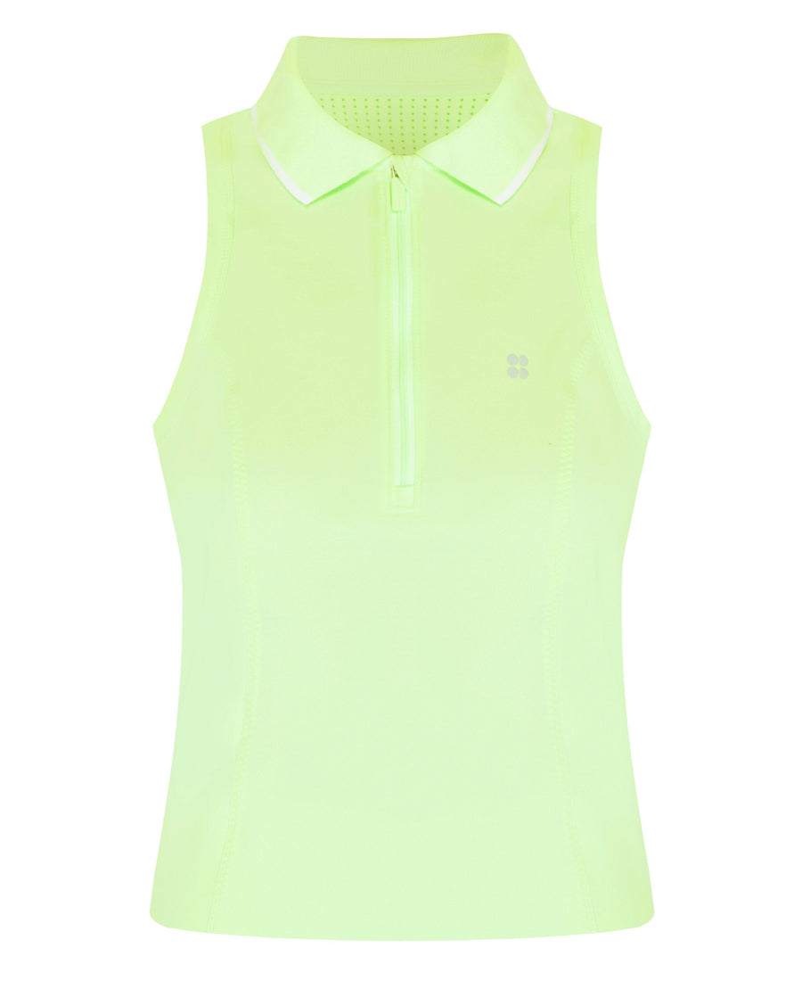 Power Match Point Tennis Tank Sb9291 Matcha-Green