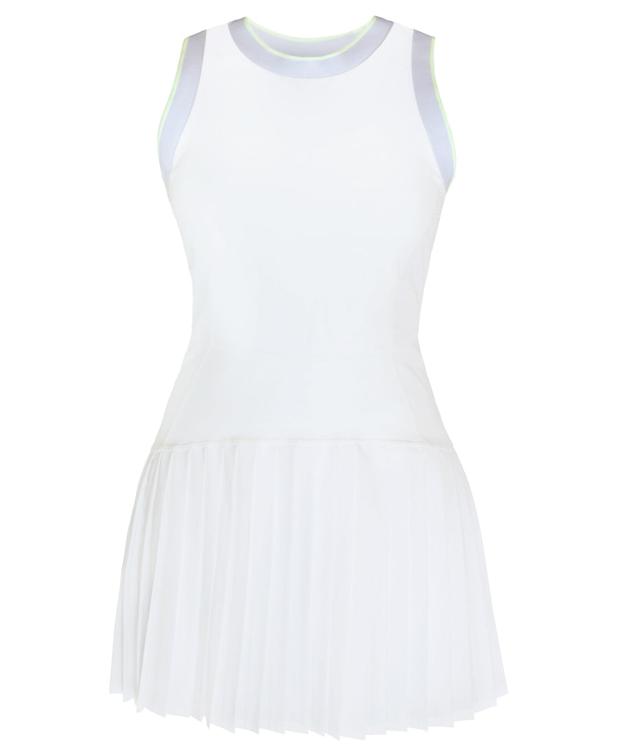 Power Ace Mix Pleat Tennis Dre Sb9296 White