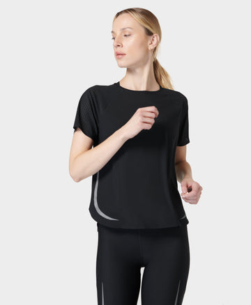 Zero Gravity Running T-shirt Sb9314 Black