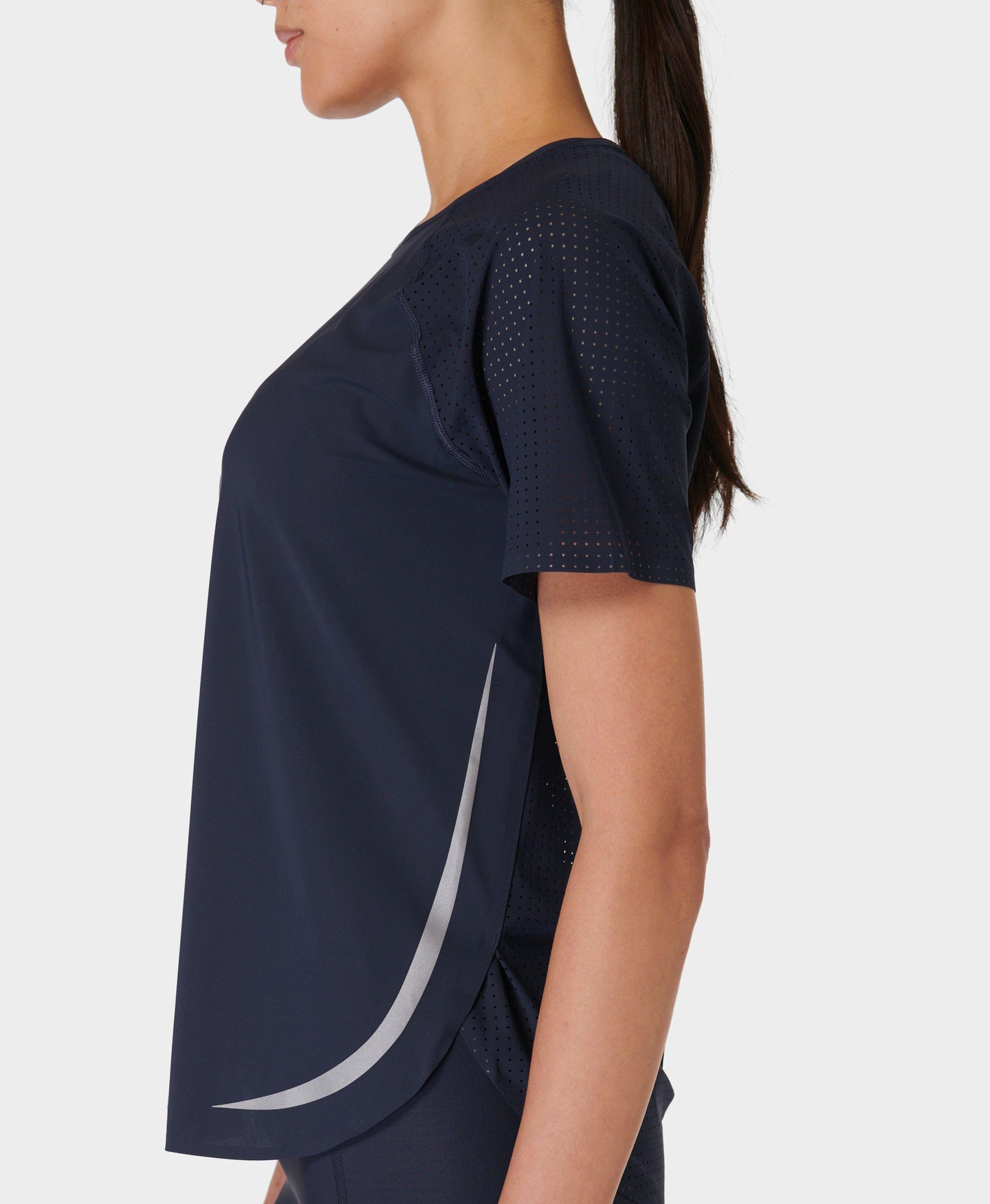 Zero Gravity Running T-shirt Sb9314 Navy-Blue