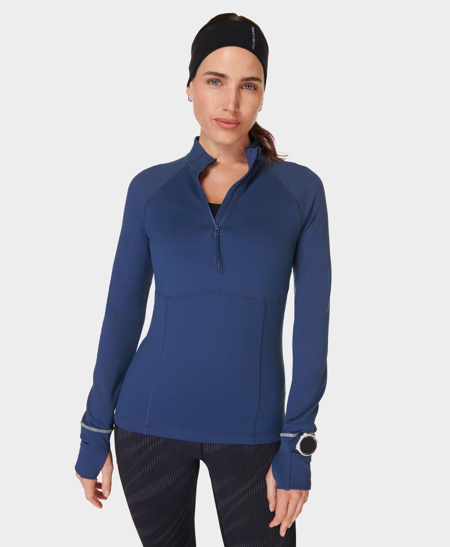 Pro Run Half Zip Sb9321 Flux-Blue