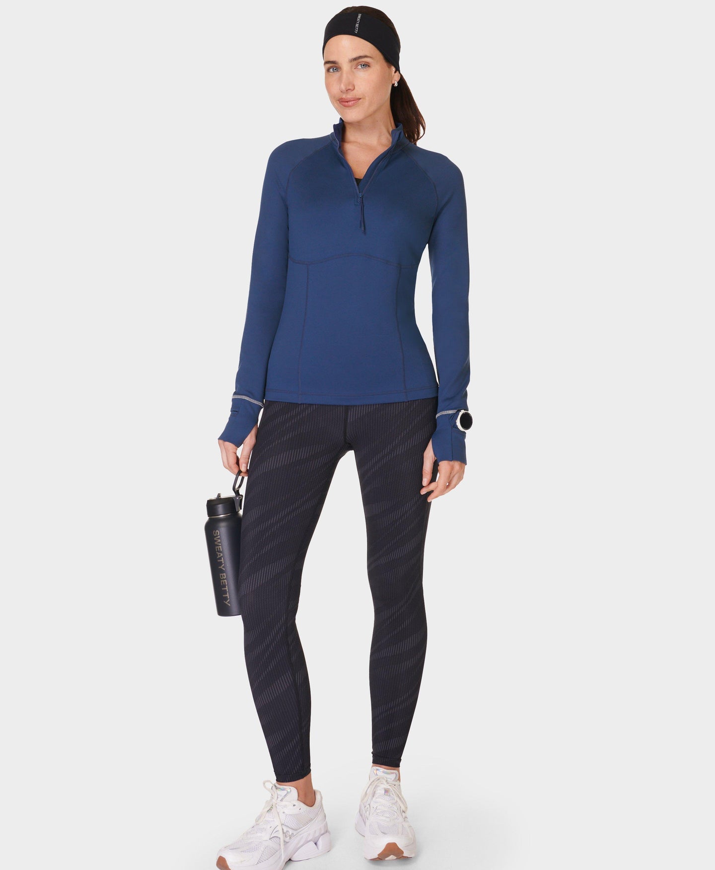 Pro Run Half Zip Sb9321 Flux-Blue