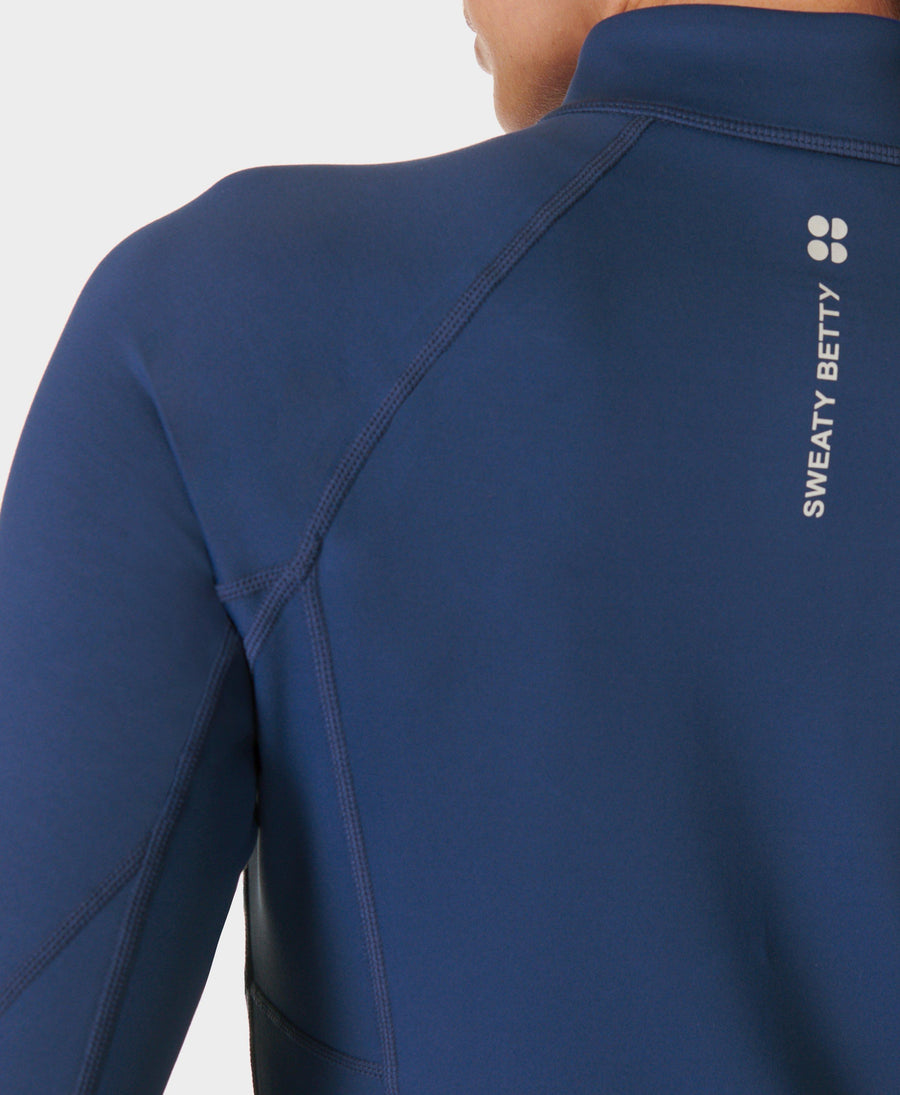 Pro Run Half Zip Sb9321 Flux-Blue