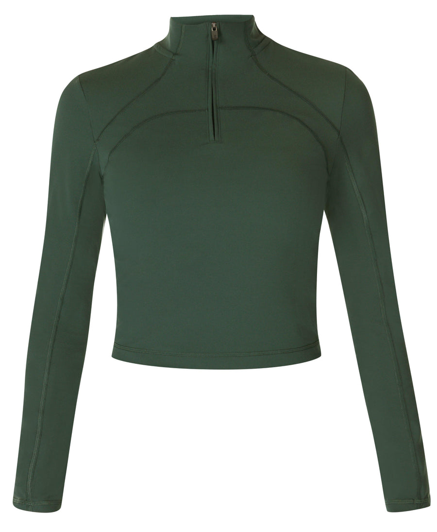 Super Soft Half Zip Sb9349 Trek-Green