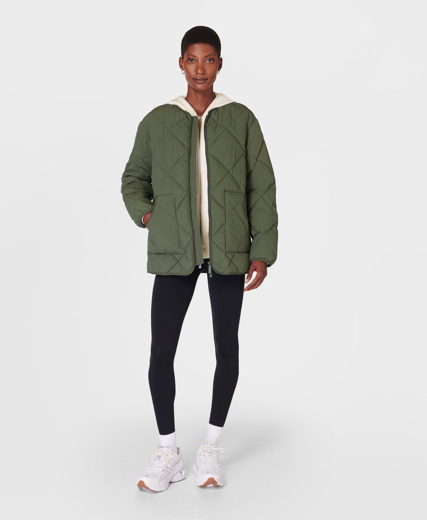 On The Move Lightweight Jacket Sb9382 Ivy-Green