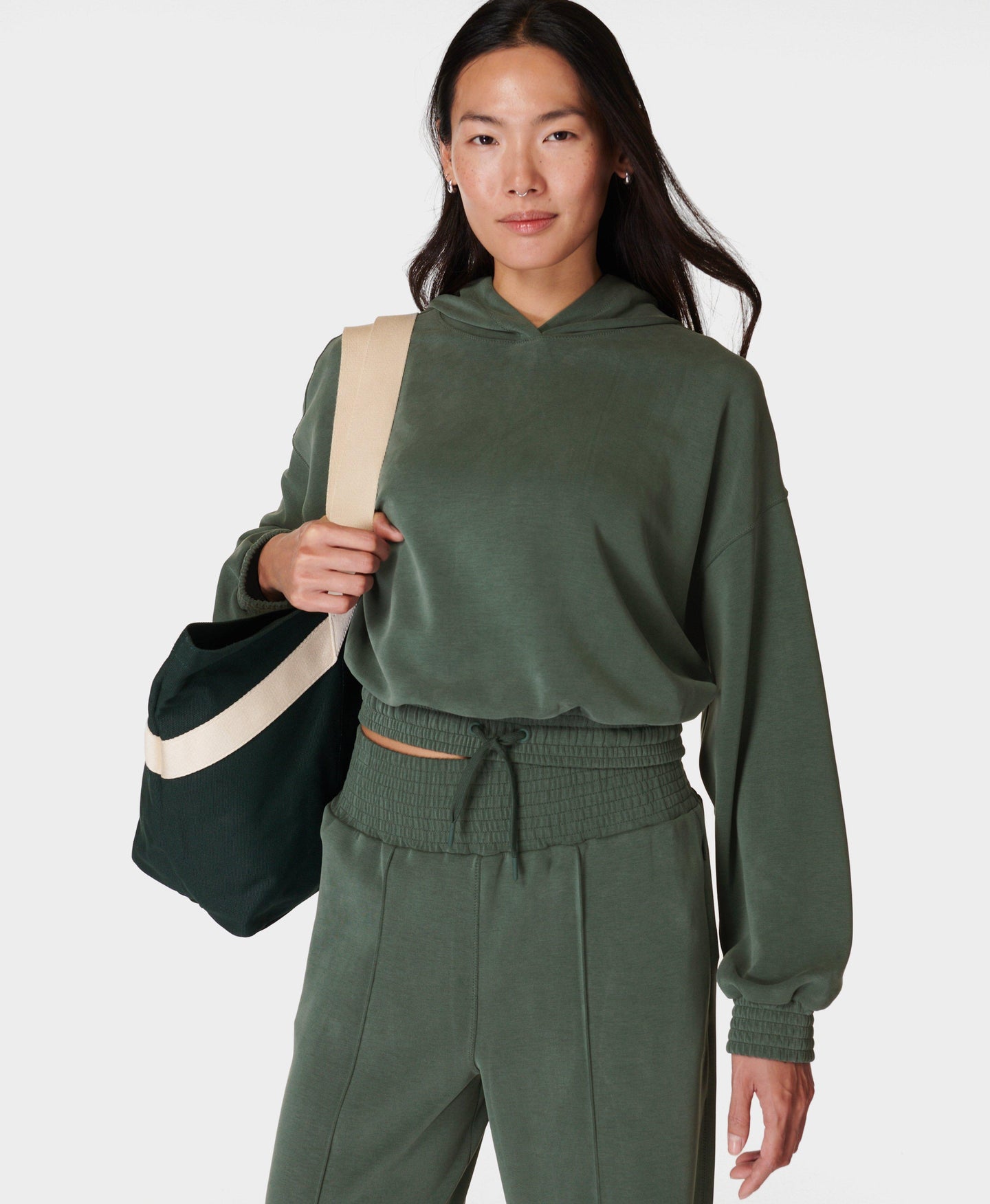 Sand Wash Cloudweight Crop Hoo Sb9401 Trek-Green