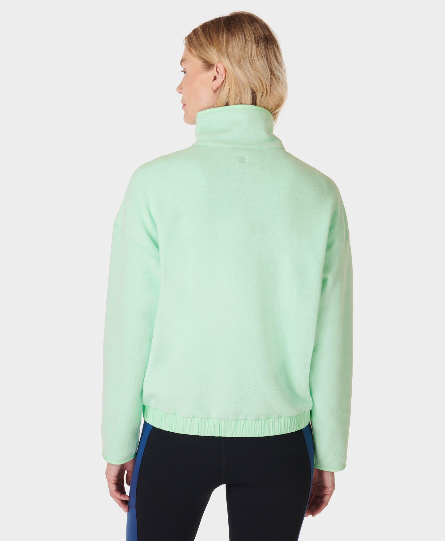 Mallow Half Zip Pullover Sb9539 Neo-Mint-Green