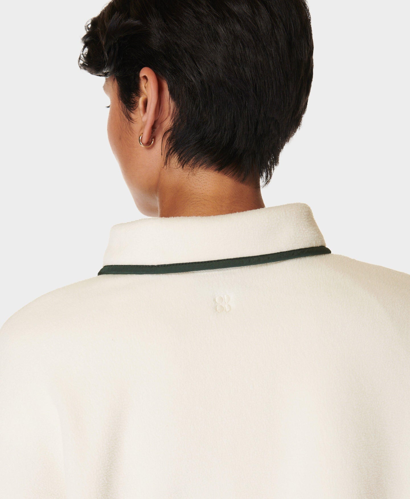 Mallow Half Zip Pullover Sb9539 Studiowhite-Trekgree