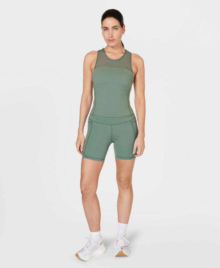 Aerial 6 Workout Short Sb9550 Cool-Forest-Green