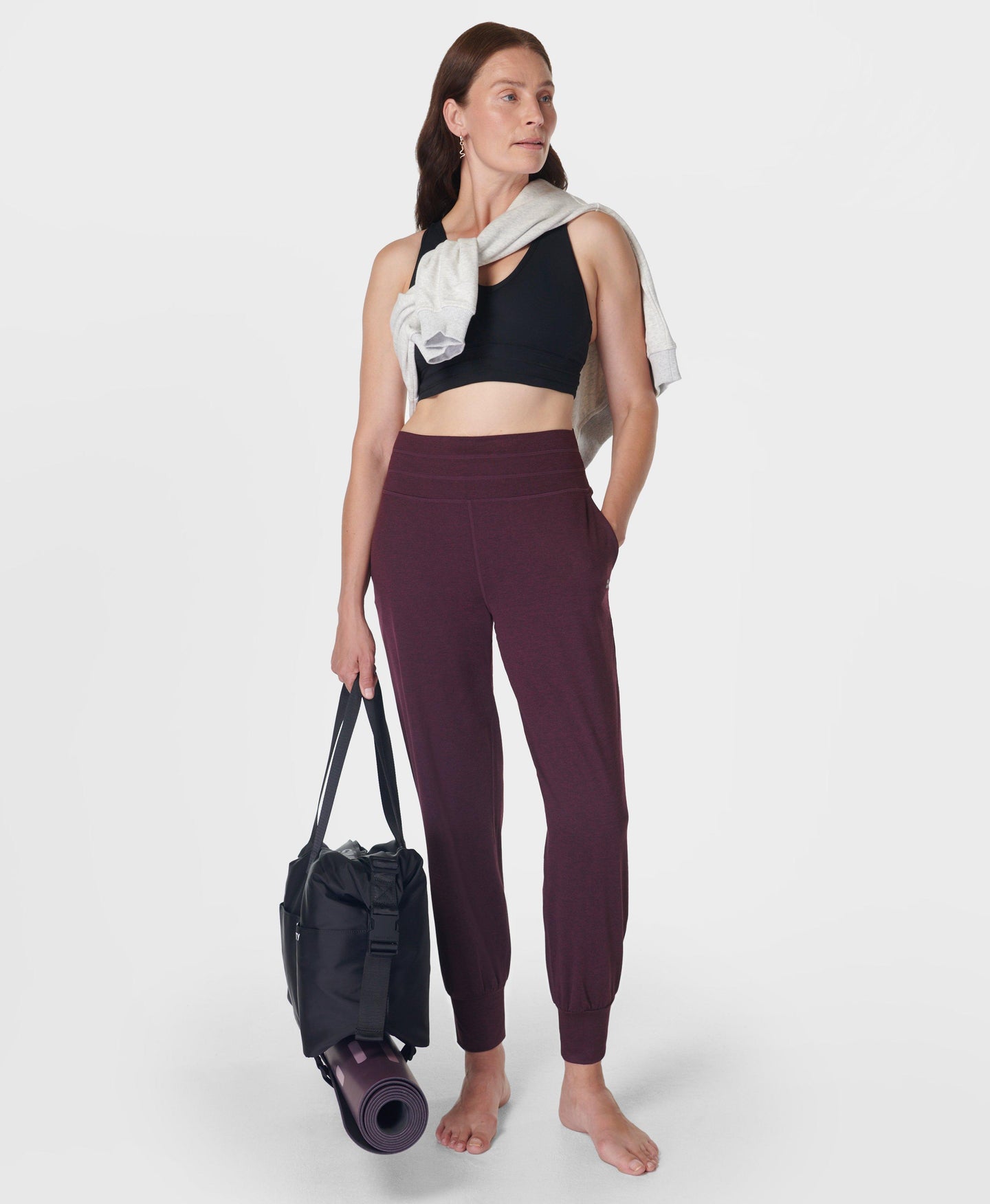 Gaia 27 Performance Yoga Pant Sb9555bs Midnight-Cherry-Purp