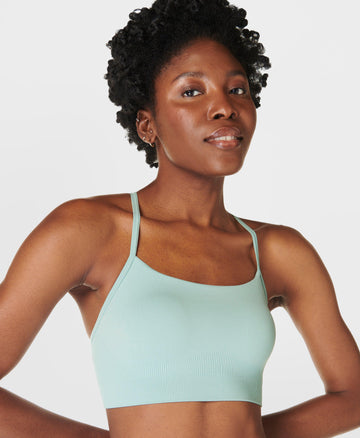 Spirit Restored Yoga Bra Sb9610 Muted-Teal-Blue