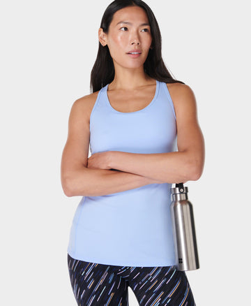 Power Medium Impact Gym Tank Sb9637 Breeze-Blue