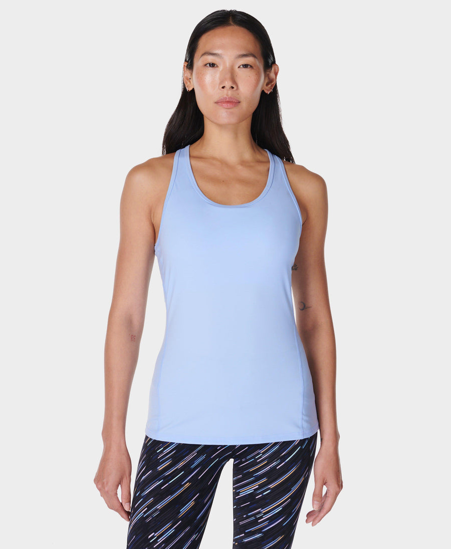 Power Medium Impact Gym Tank Sb9637 Breeze-Blue