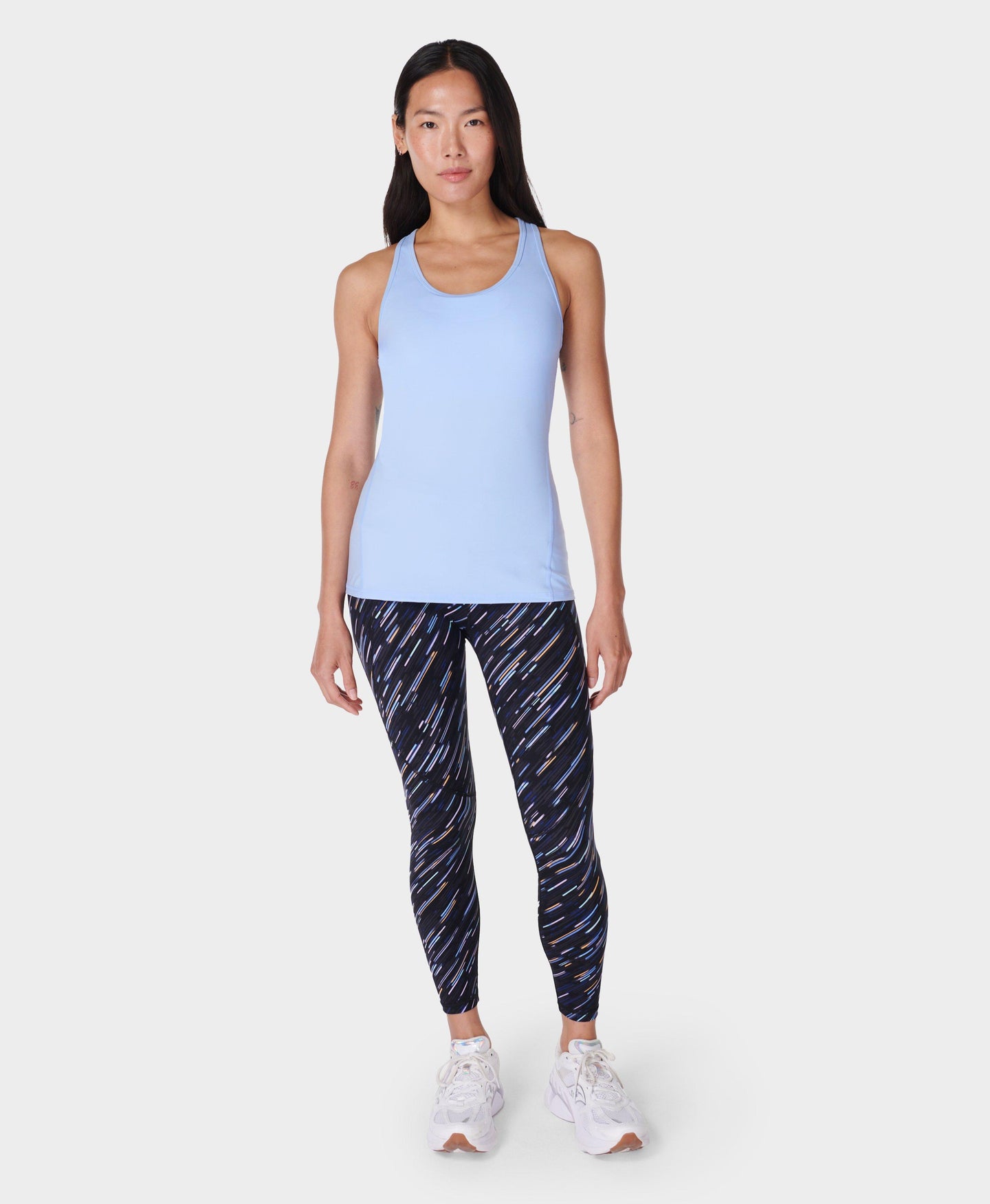 Power Medium Impact Gym Tank Sb9637 Breeze-Blue