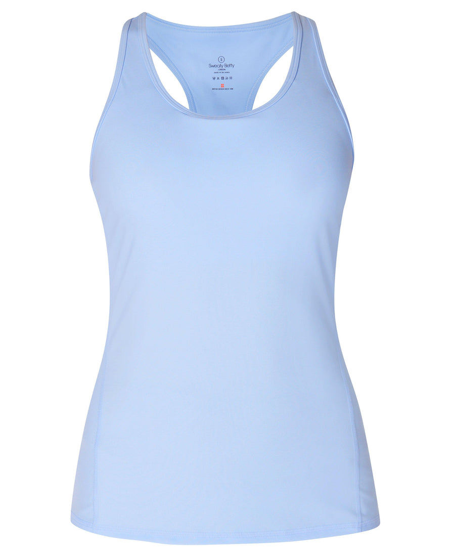 Power Medium Impact Gym Tank Sb9637 Breeze-Blue