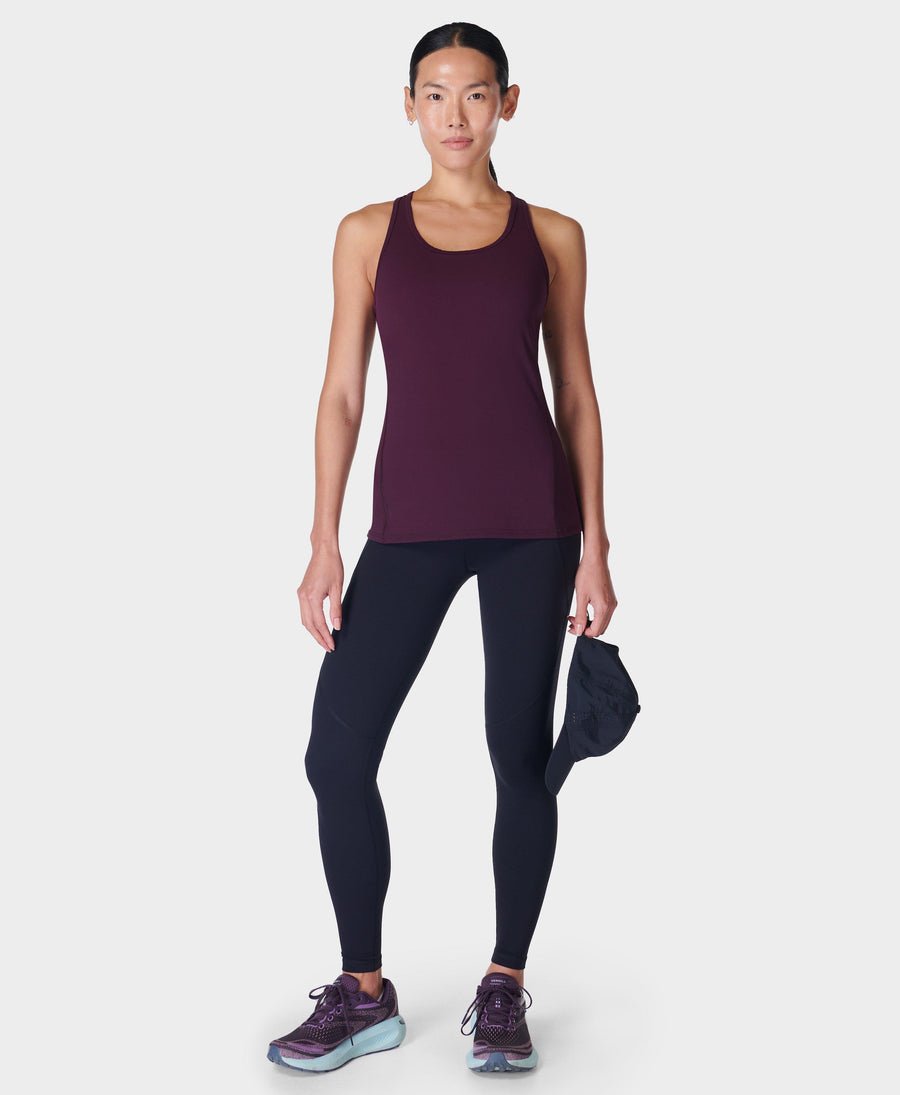 Power Medium Impact Gym Tank Sb9637 Midnight-Cherry-Purp