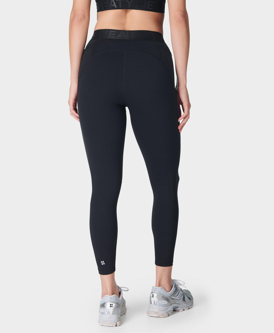 Power Elastic Waist Gym Leggin Sb9644 Black