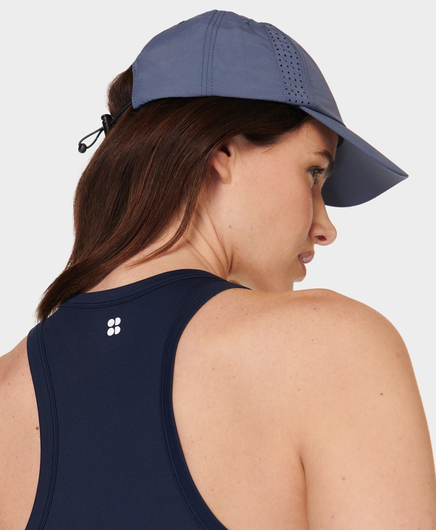 All Day Active Cropped Tank Sb9648 Navy-Blue