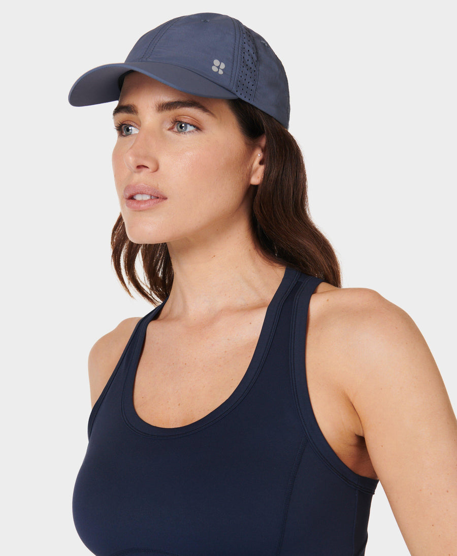 All Day Active Cropped Tank Sb9648 Navy-Blue