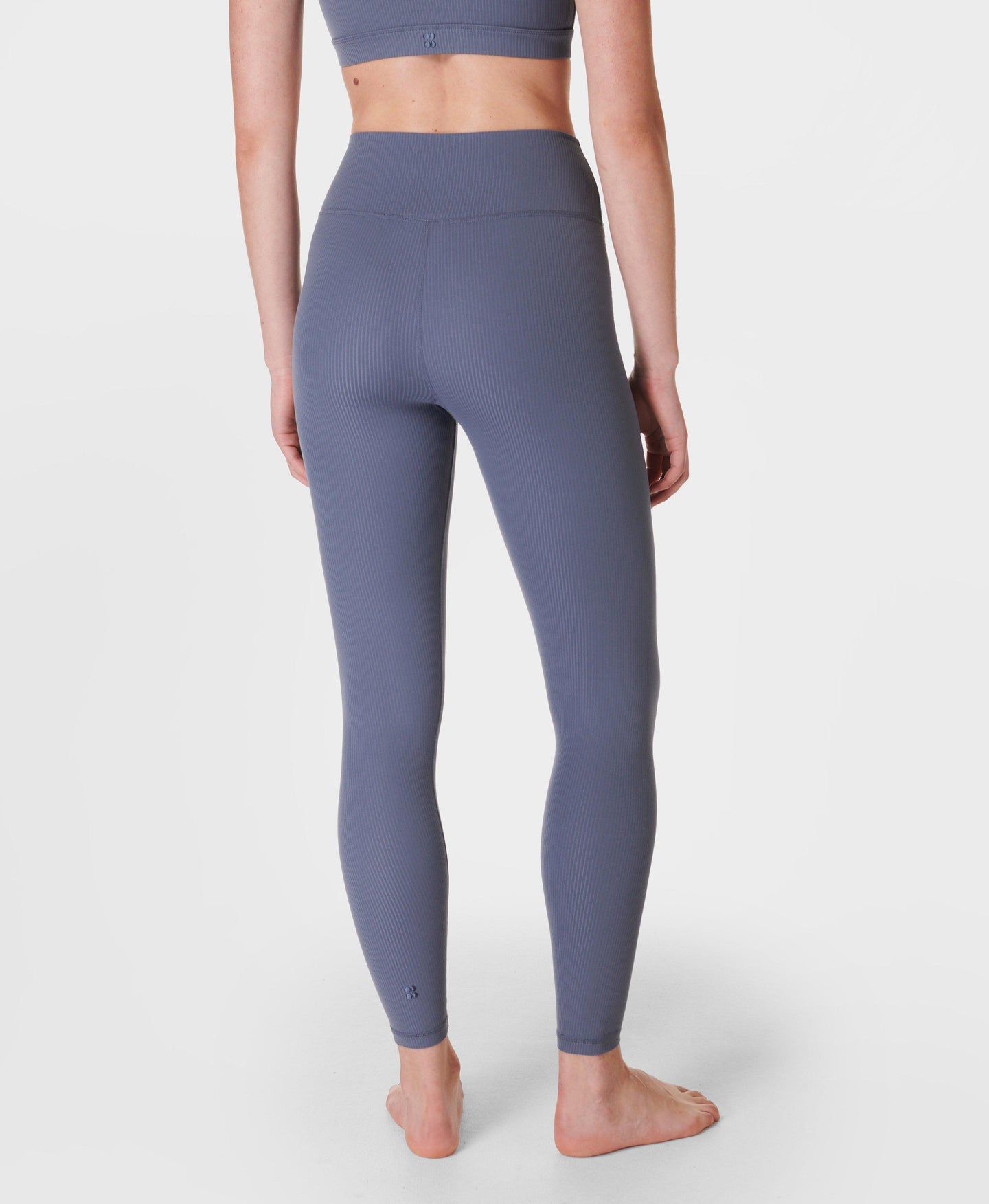 Glow Rib Leggings 7/8 Sb965078 Endless-Blue