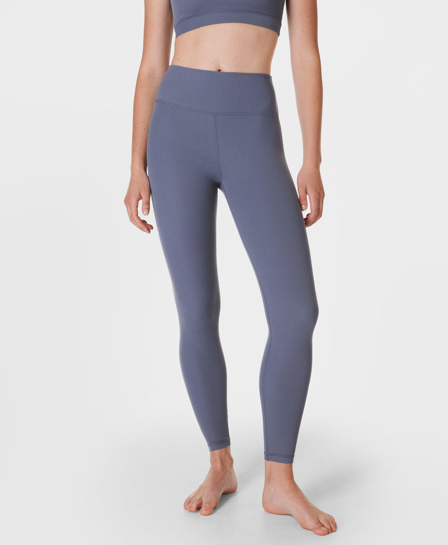 Glow Rib Leggings 7/8 Sb965078 Endless-Blue