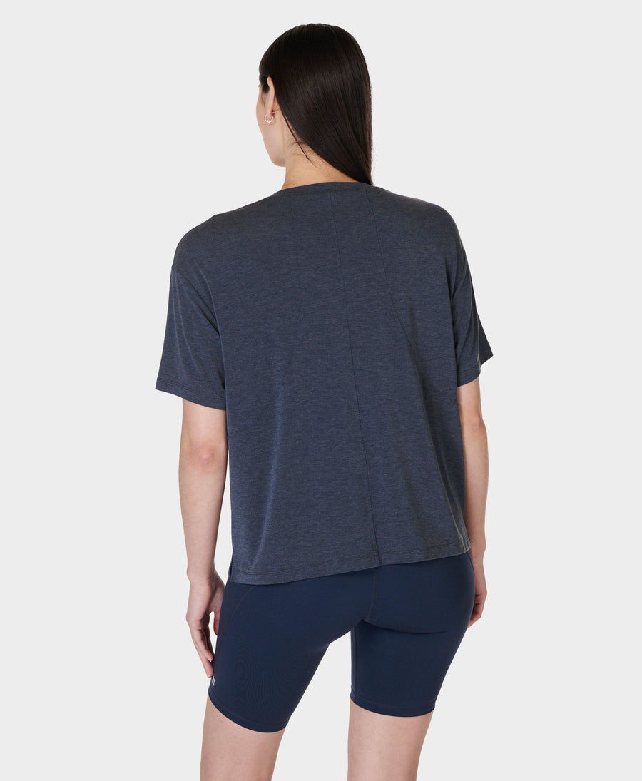 Soft Flow Studio Tee Sb9667 Navy-Blue