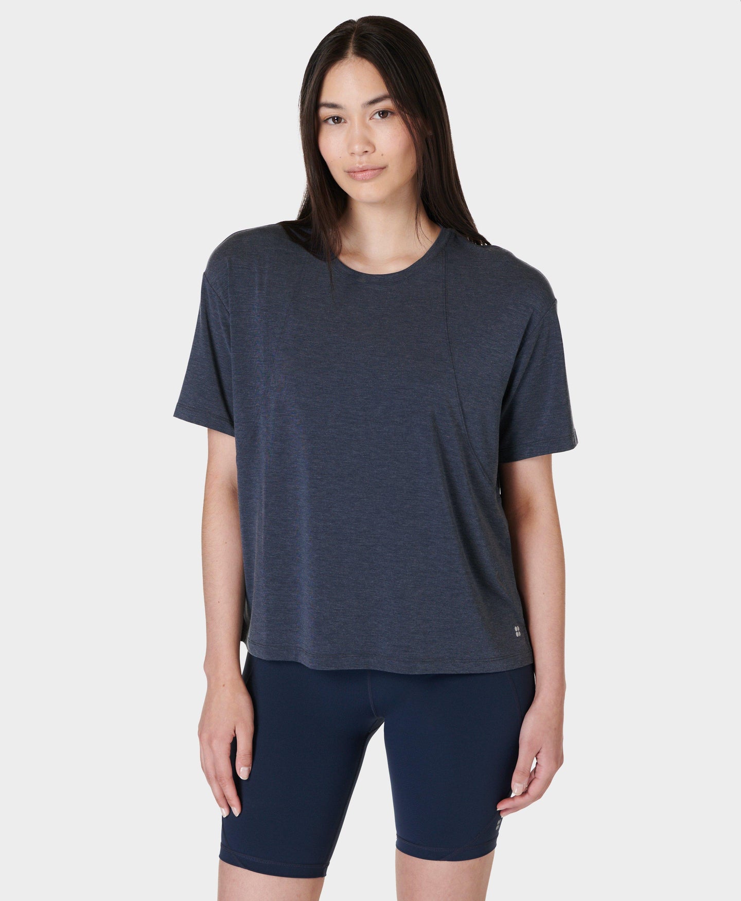 Soft Flow Studio Tee Sb9667 Navy-Blue