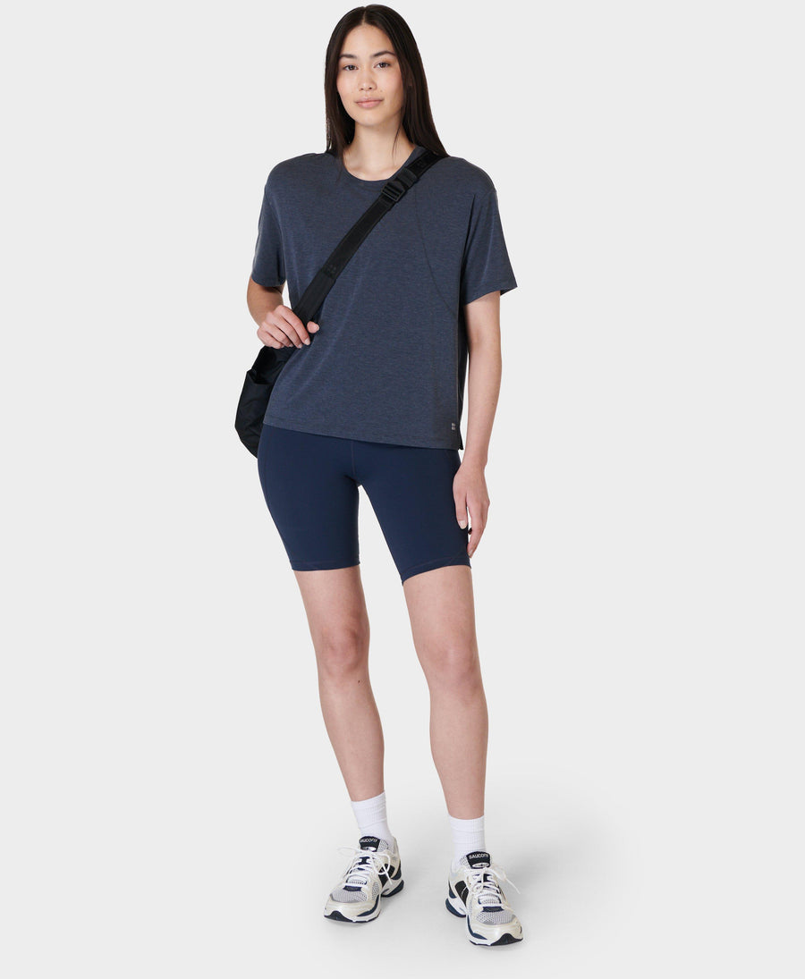 Soft Flow Studio Tee Sb9667 Navy-Blue