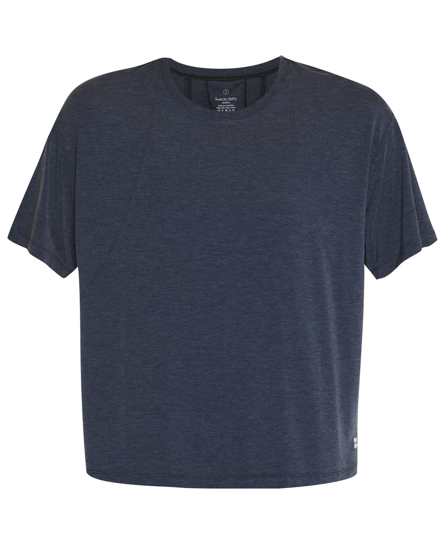 Soft Flow Studio Tee Sb9667 Navy-Blue