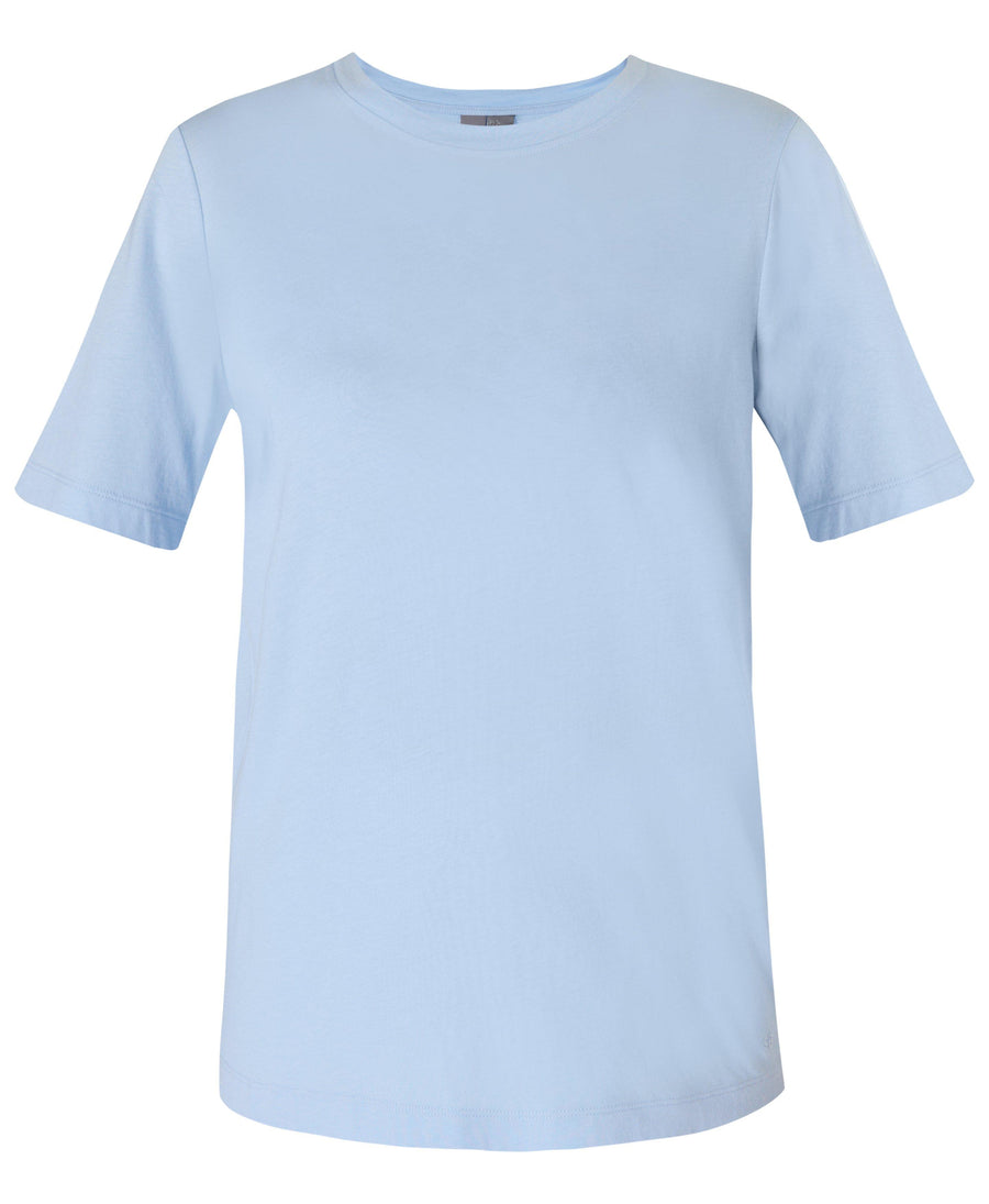 Essential Crew Neck T-shirt Sb9687 Breeze-Blue