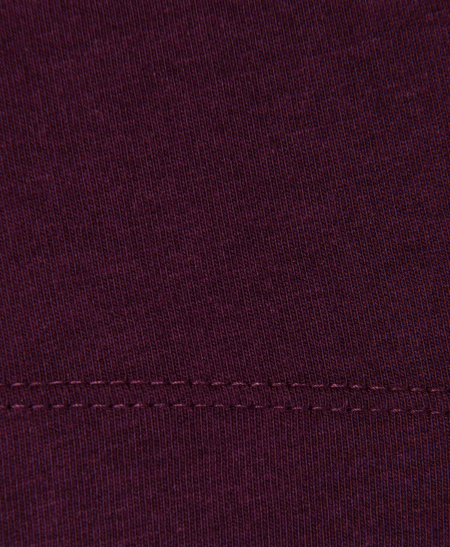 Essential V-neck T-shirt Sb9688 Midnight-Cherry-Purp