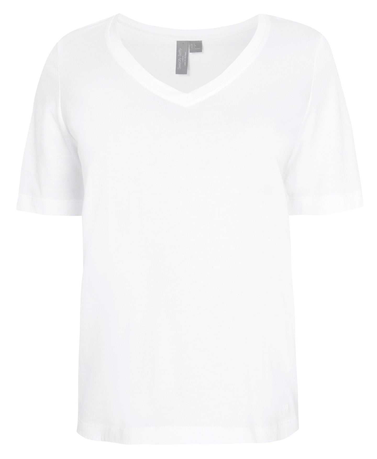 Essential V-neck T-shirt Sb9688 White