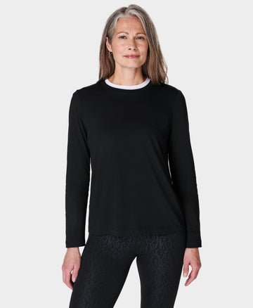 Essential Long Sleeve T-shirt Sb9690 Black