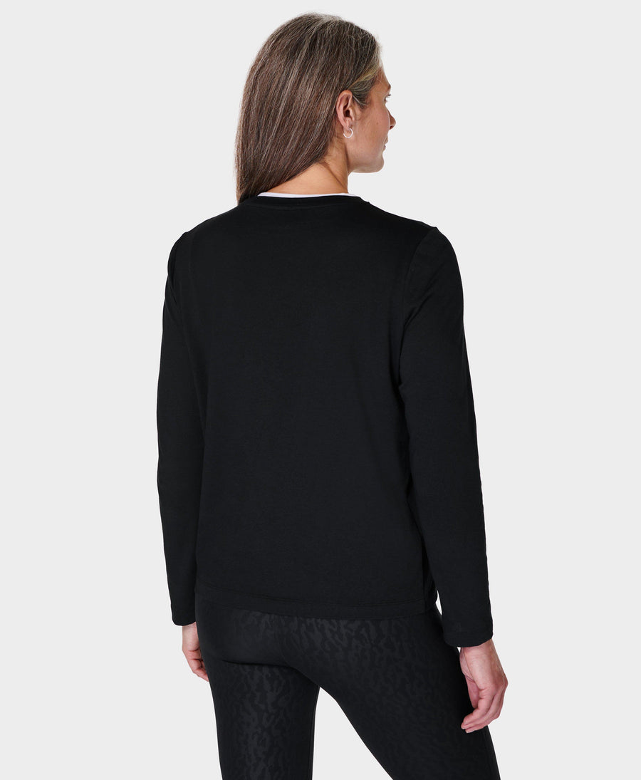 Essential Long Sleeve T-shirt Sb9690 Black