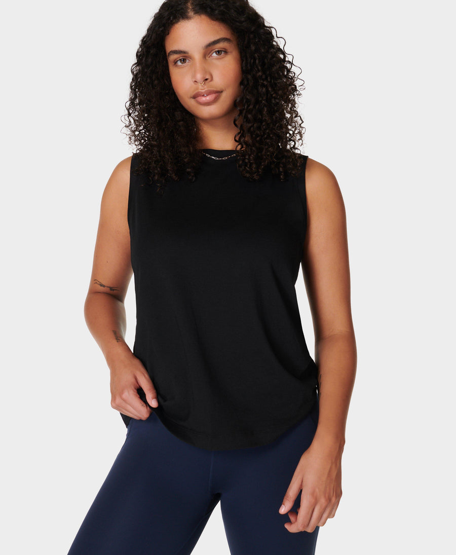 Essential Sleeveless Tank Sb9699 Black