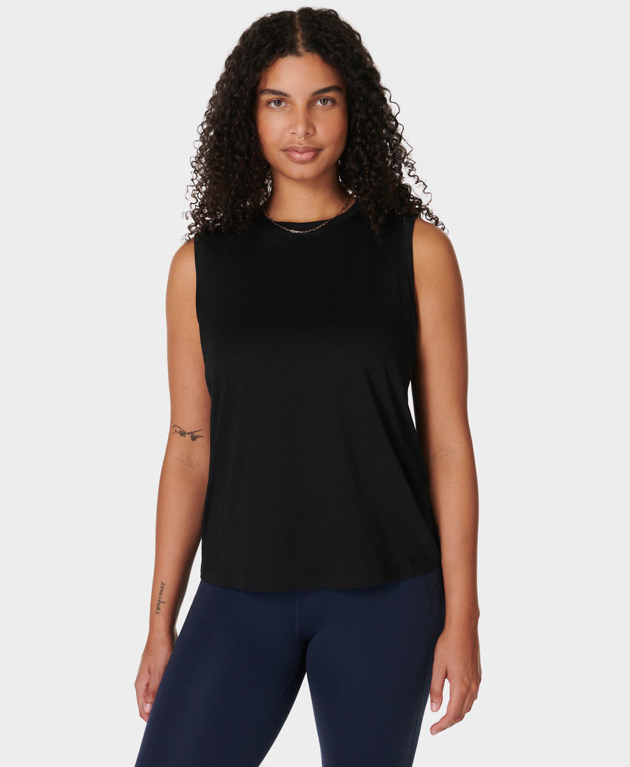 Essential Sleeveless Tank Sb9699 Black