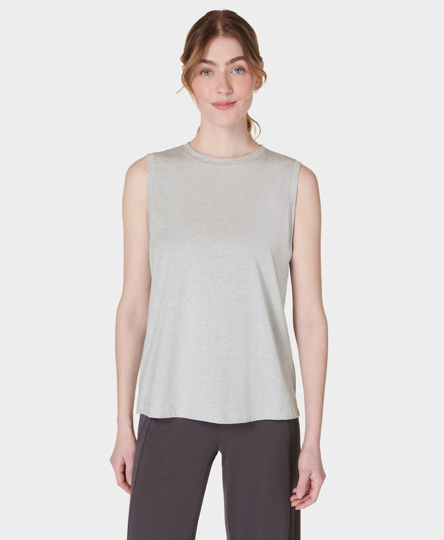 Essential Sleeveless Tank Sb9699b Light-Grey-Marl