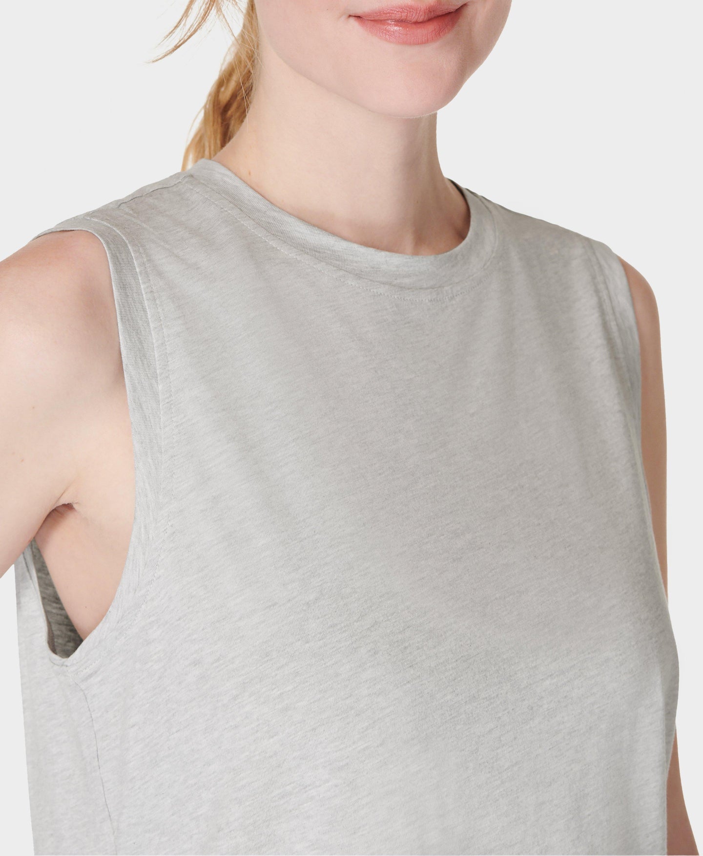 Essential Sleeveless Tank Sb9699b Light-Grey-Marl