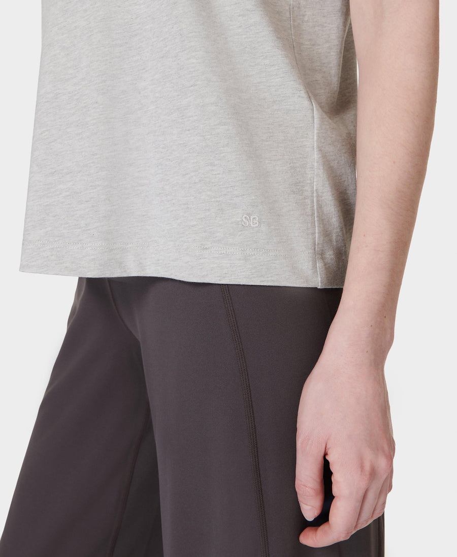 Essential Sleeveless Tank Sb9699b Light-Grey-Marl