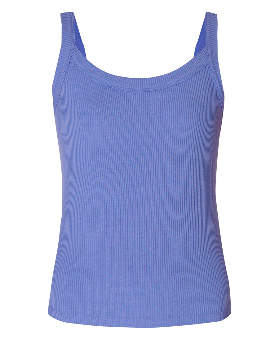 Harper Strappy Tank Top Sb9701 Cornflower-Blue