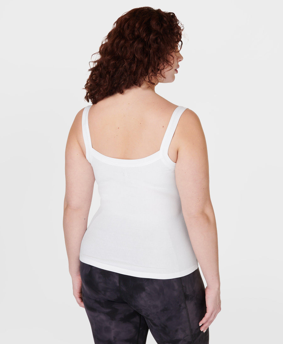 Harper Strappy Tank Top Sb9701 White