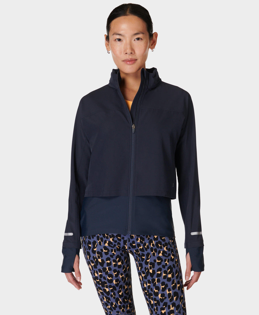 Fast Track Running Jacket Sb9712 Navy-Blue