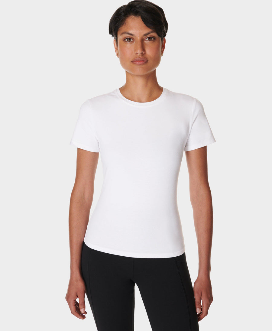 Essential Sculpt Short Sleeve Sb9778 White