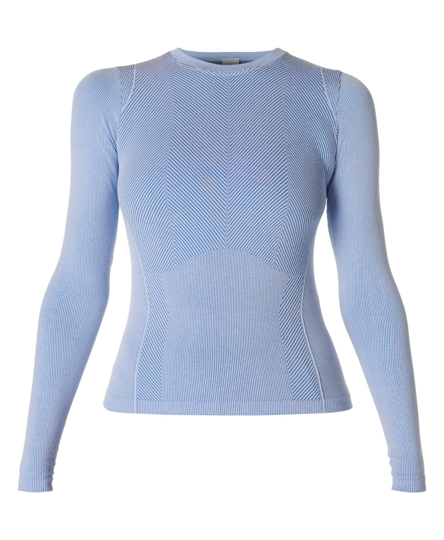 Mindful Crop Long Sleeve Top Sb9792 Breezeblue-Endlessbl