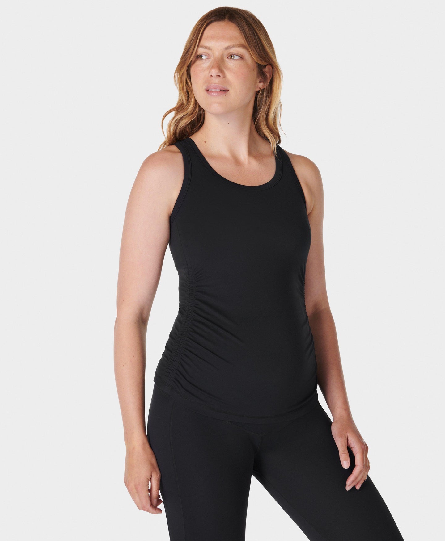 All Day Active Maternity Tank Sb9797 Black