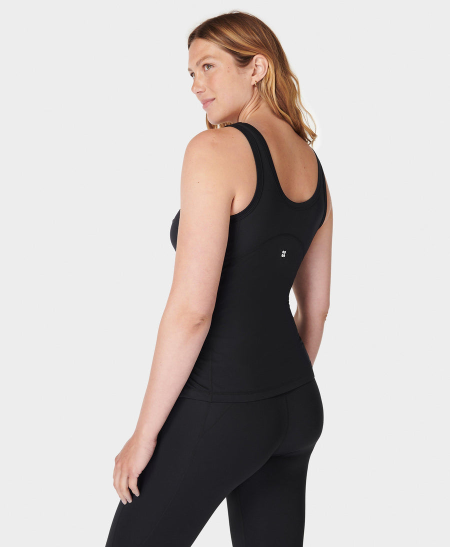 All Day Active Maternity Tank Sb9797 Black